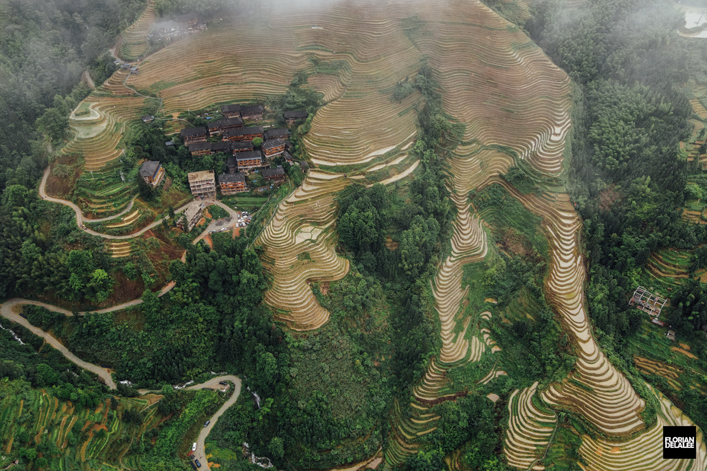 china Guangxi guilin longhsheng longji Rice terrace tiantouzhai village