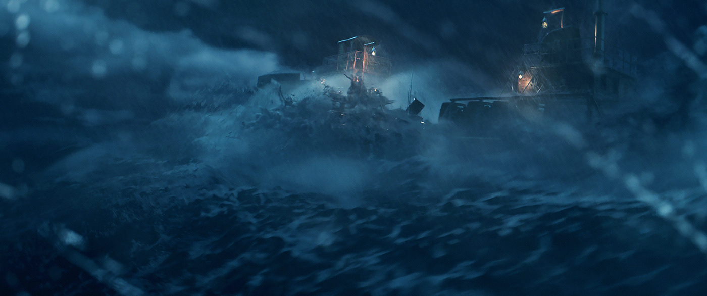 storm sea ship CGwater movie vfx vfx company