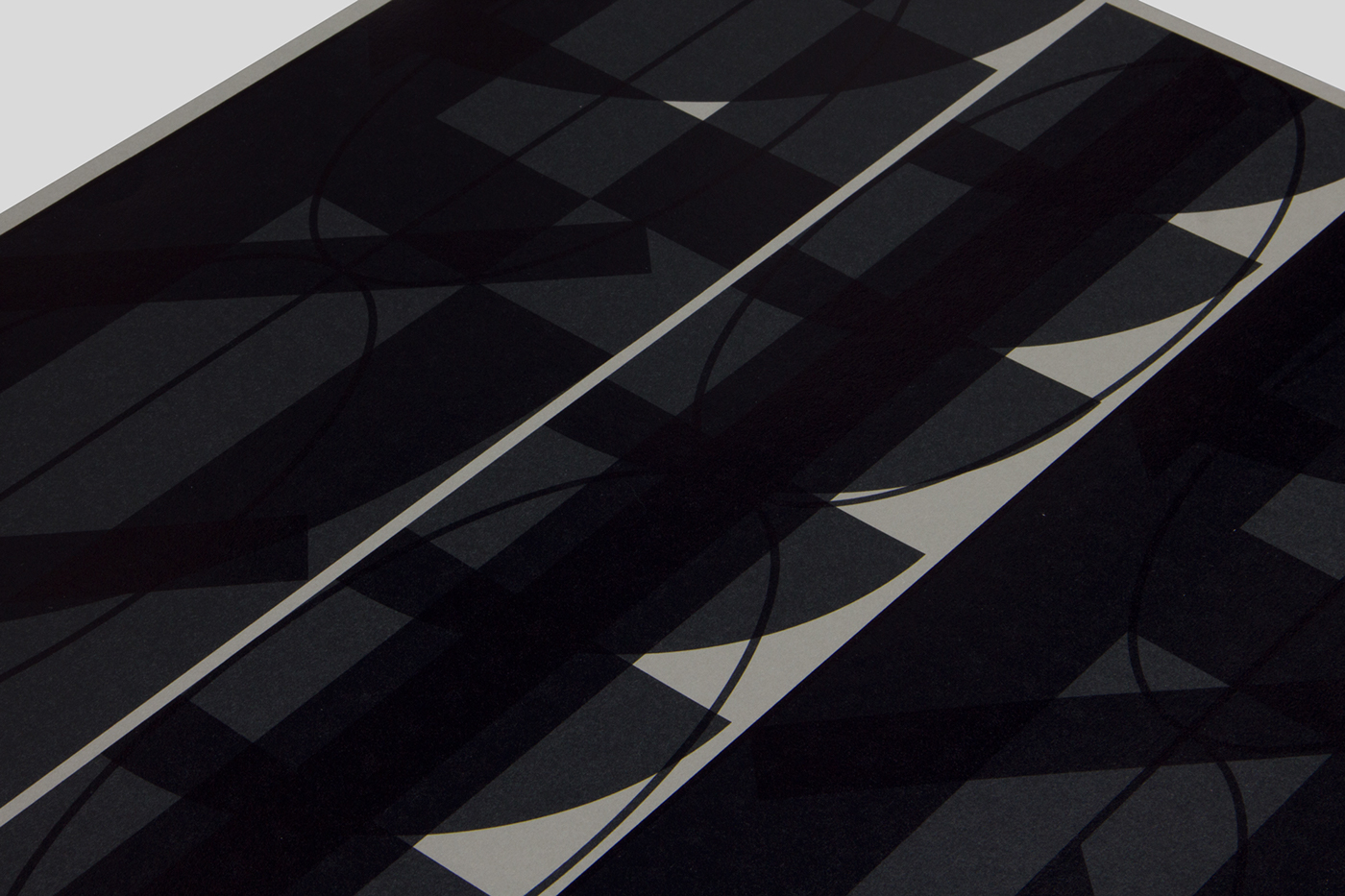 type black grey poster geometric shape