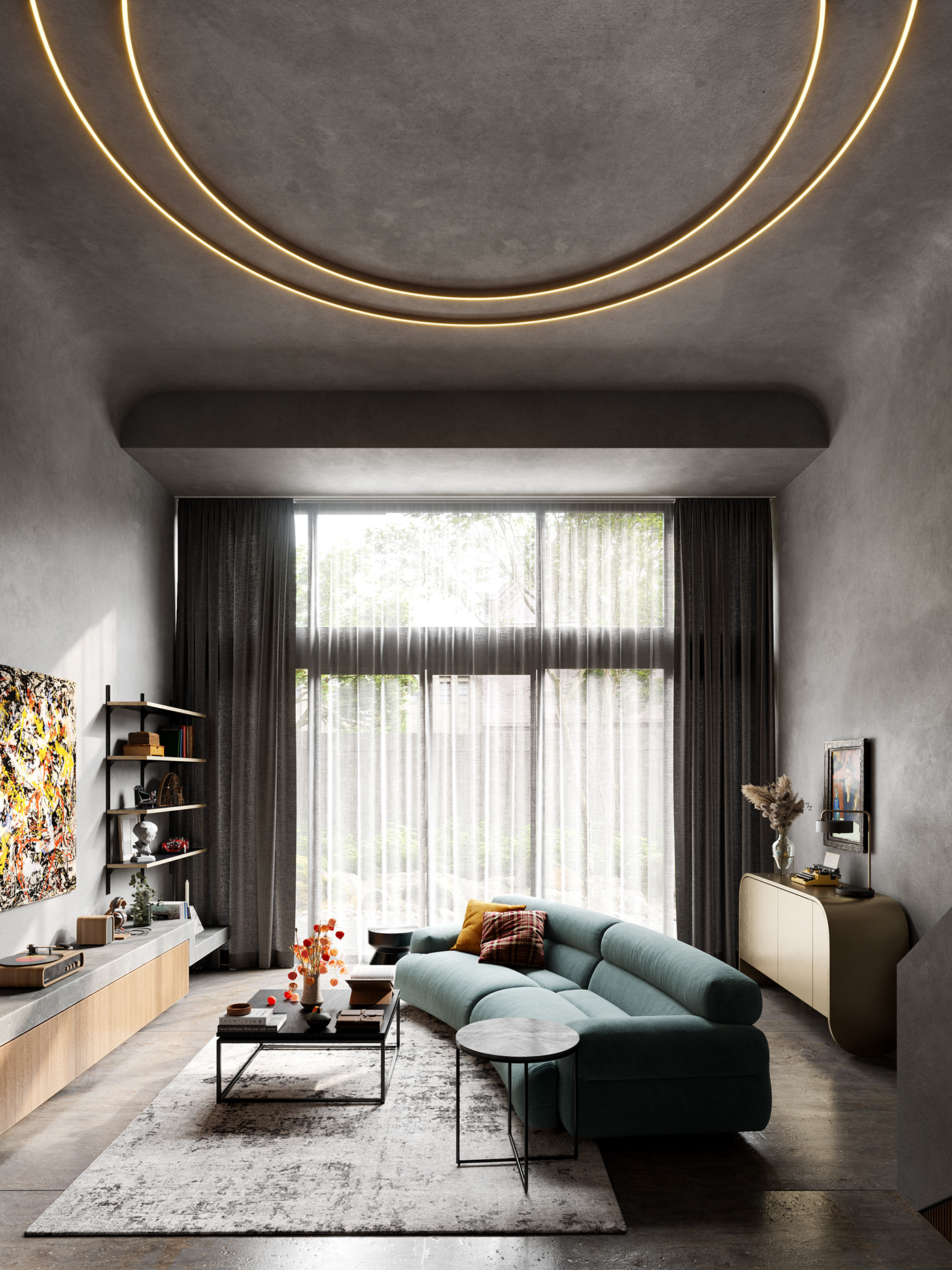 3dsmax corona interior design  Killing Matt Woods marvelous designer Maxim Tsiabus visualization Zbrush