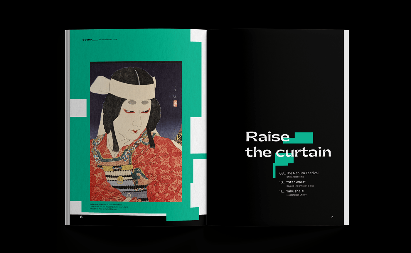 magazine editorial design  InDesign Magazine design editorial Layout Layout Design magazine layout Magazine Cover kabuki