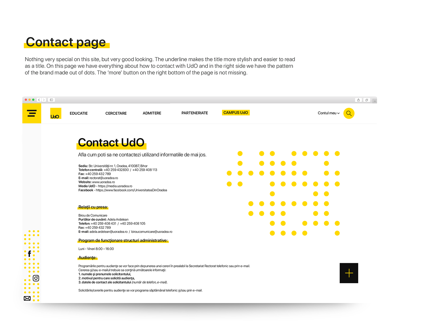 University branding  rebranding logo graphic design  Web Design  Website school