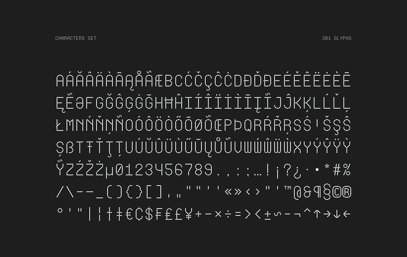 atk studio display font krom krom mono krom mono font krom mono typeface monospaced pixelated font radinal riki Variable Font