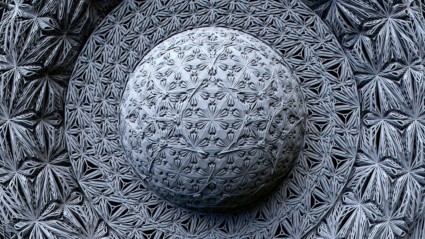 fractal cinema4d abstract line maxon sphere geometric