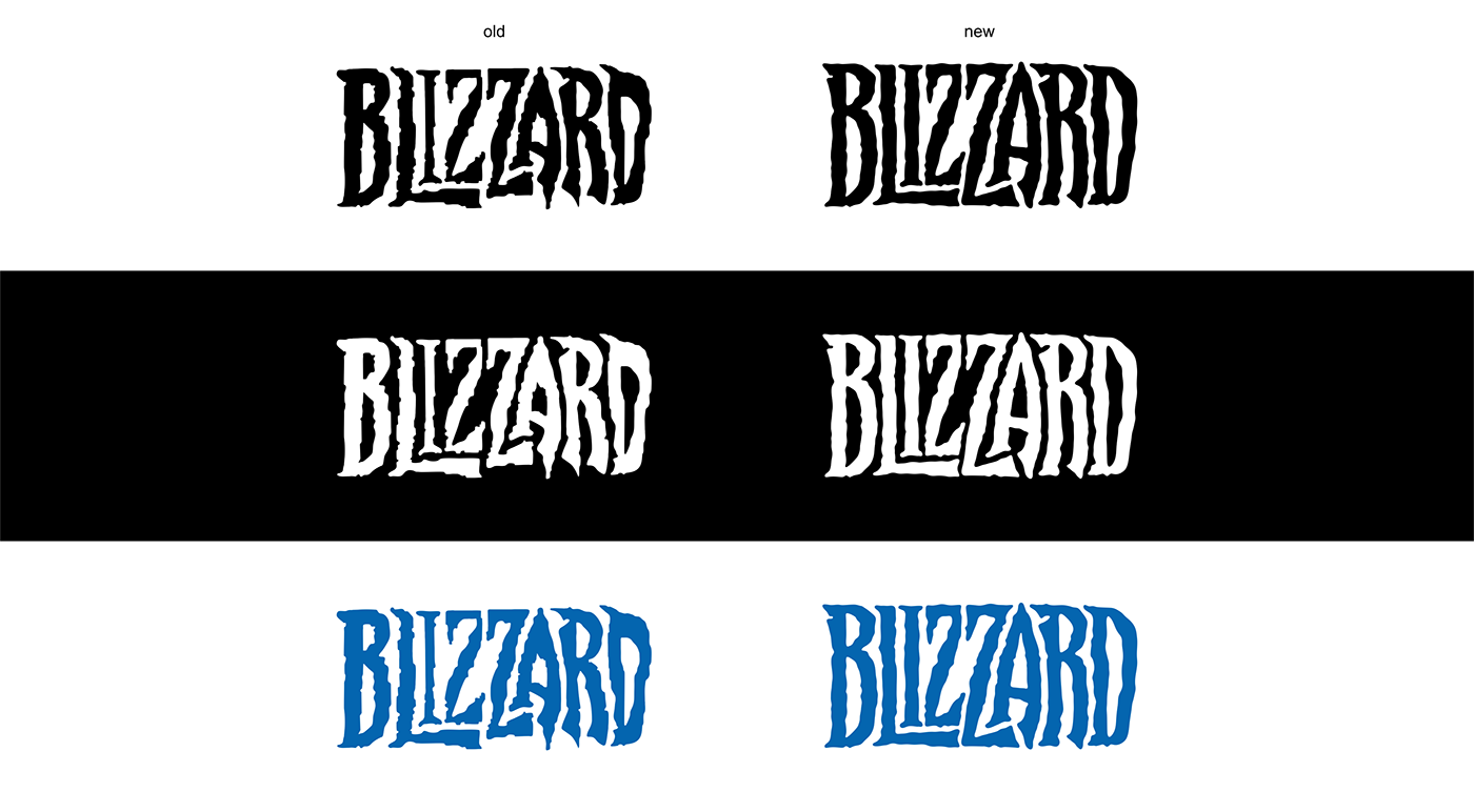 Blizzard Logotype lettering typography   BlizzCon logo typo