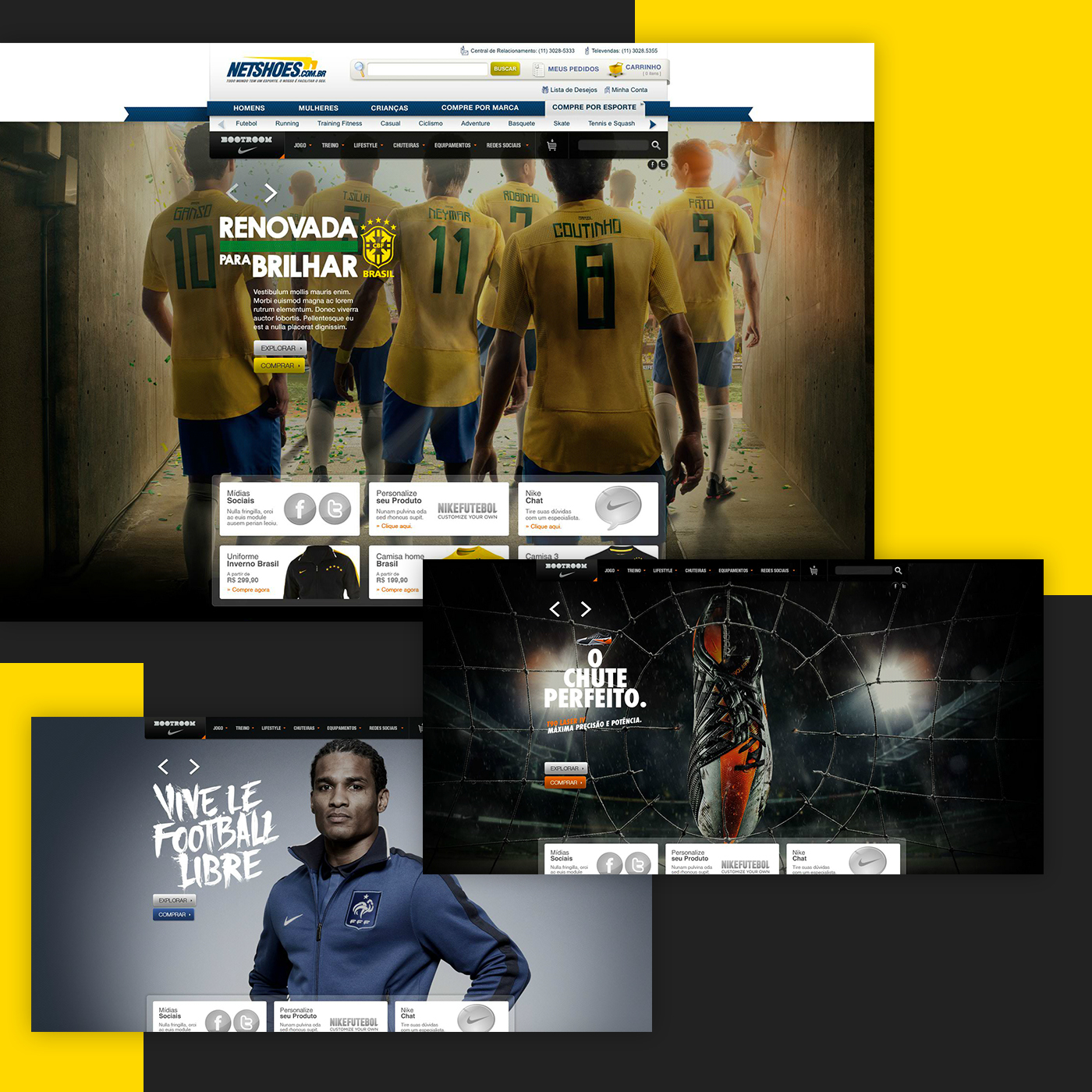 Nike Bootroom Brasil netshoes sales Brazil vancouver british columbia football