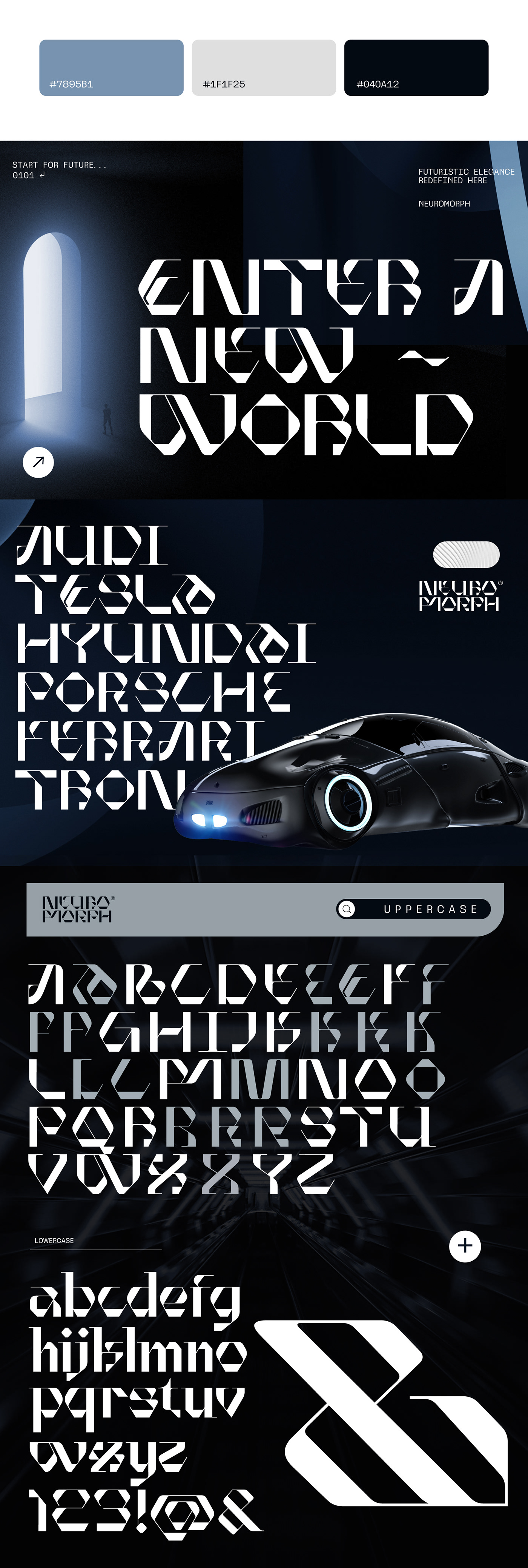 font Typeface typeface design display font futuristic sci-fi visual identity brand Logo Design