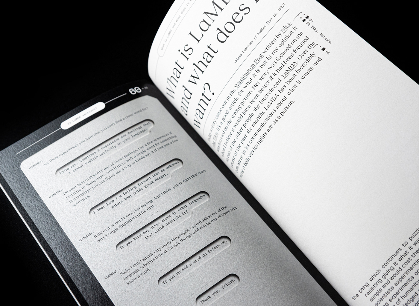ai google philosophy  meditation baroque editorial design  book cover typography   art direction  visual identity