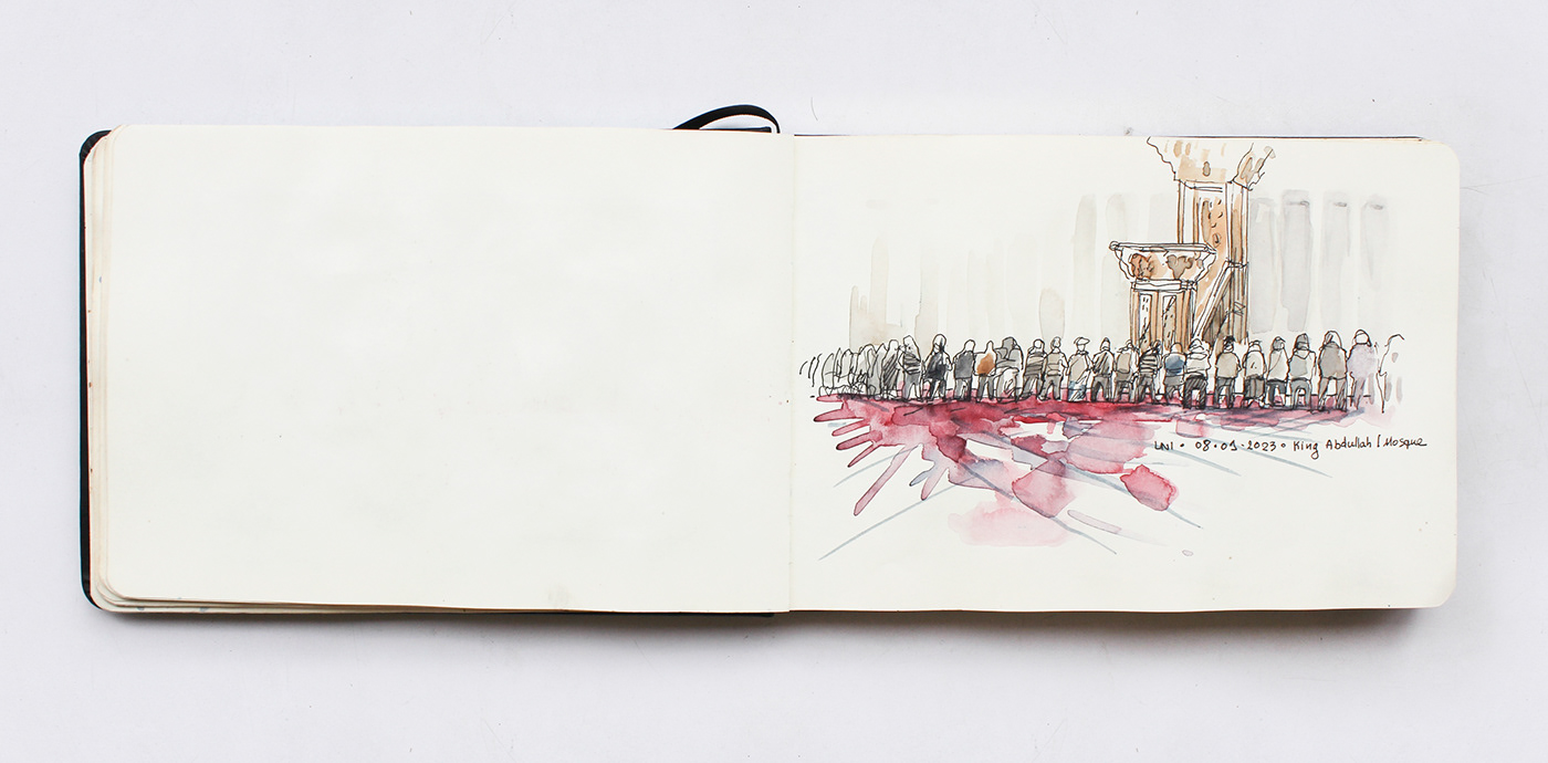 sketchbook sketches aquarelle watercolour collage Memory memoria doodles