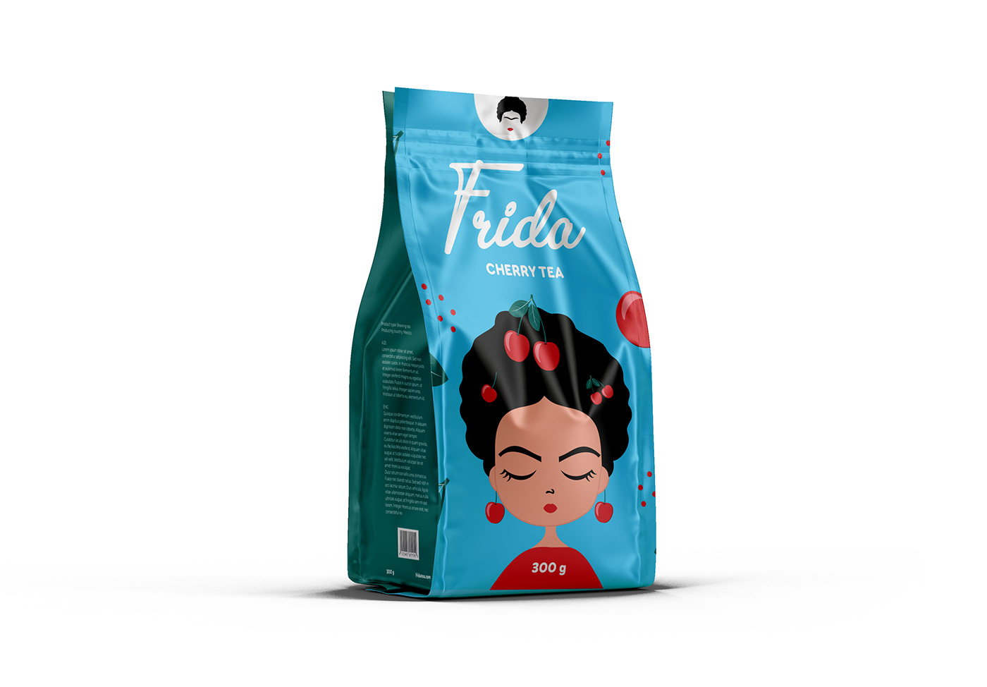 art artist frida Frida Kahlo mexico Packaging packaging design tea brand identity package