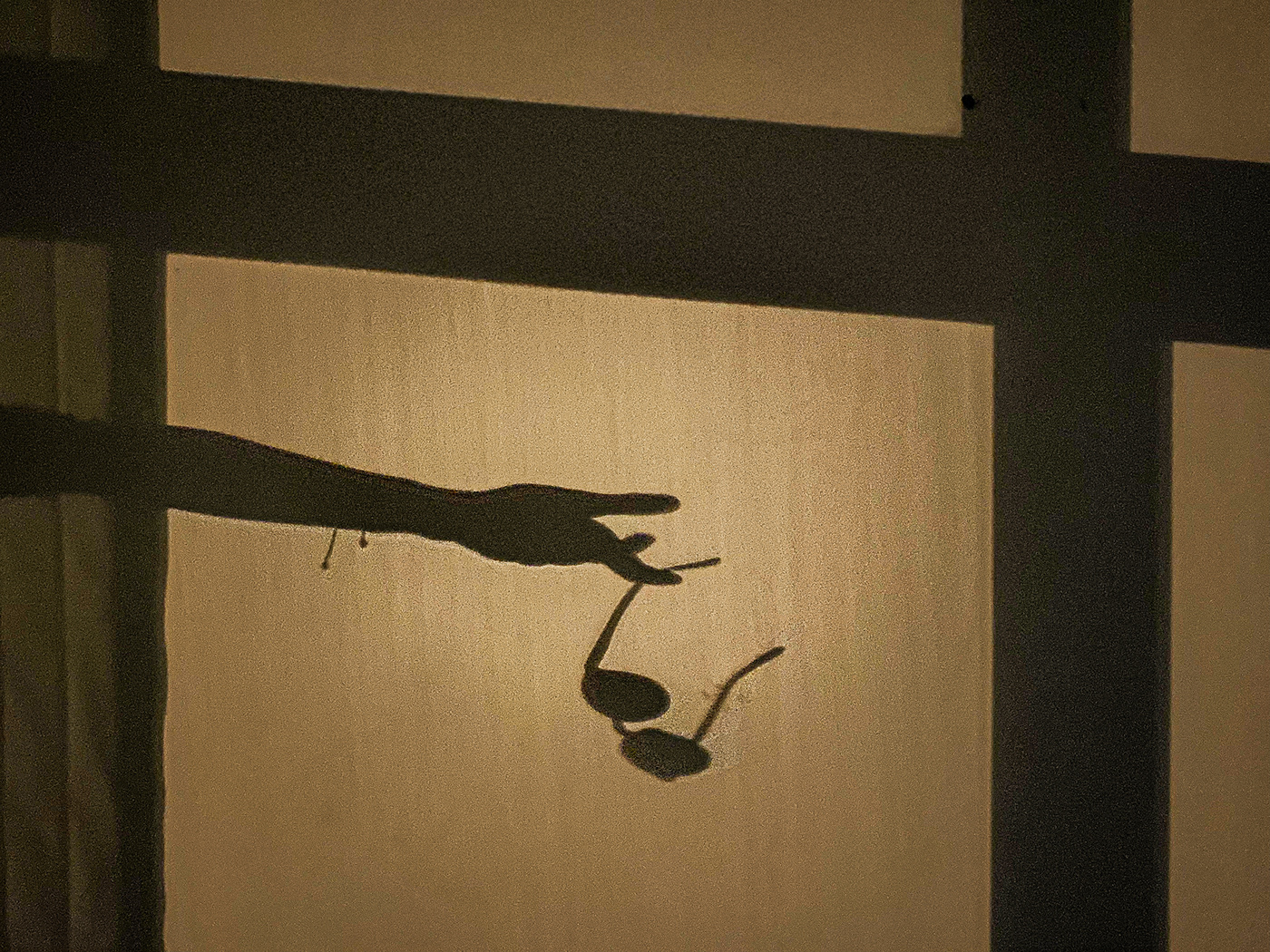 Image may contain: shadow, abstract and art