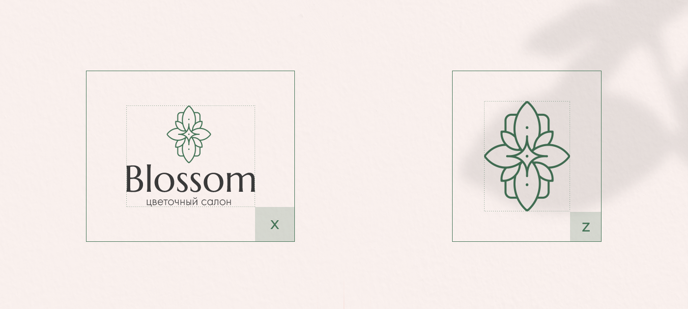 branding  emblem flower flower salon geometric logo identity logo Logotype Packaging Student work