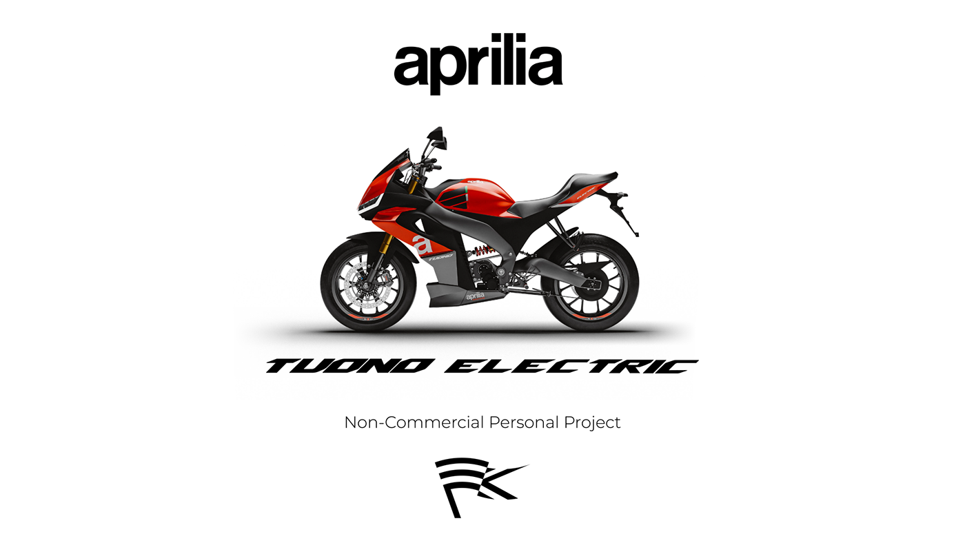 3D Aprilia automotive   blender concept design electric motorcycle transportation tuono
