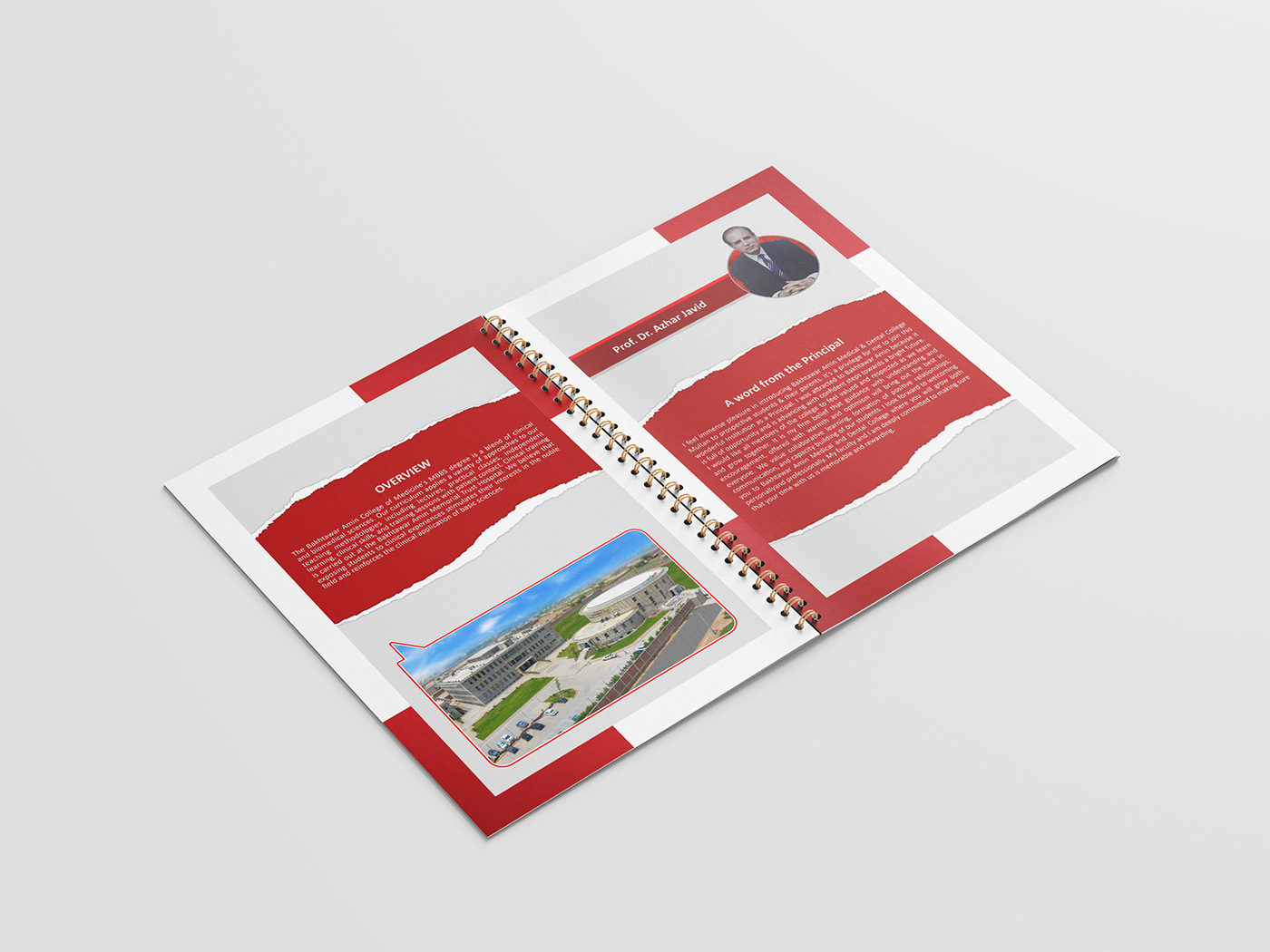 a4_brochure creative_brochure graphic_design Medical_College_Brochure