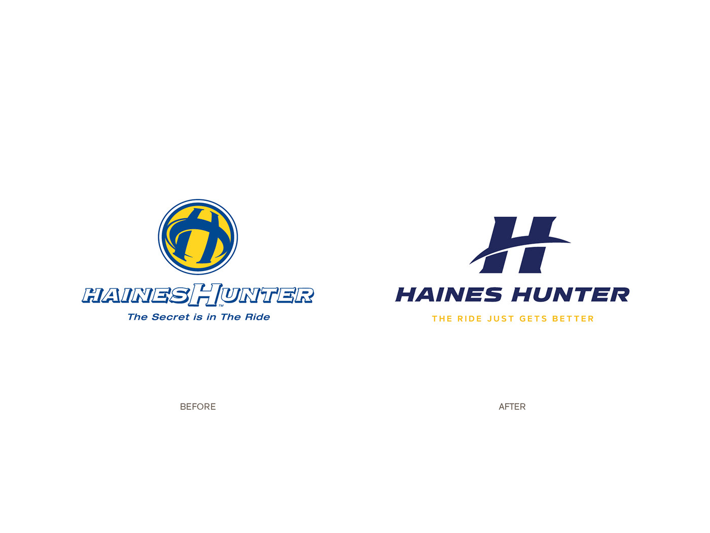 boat branding  fibreglass boat Haines hunter identity logo New Zealand onfire Rebrand
