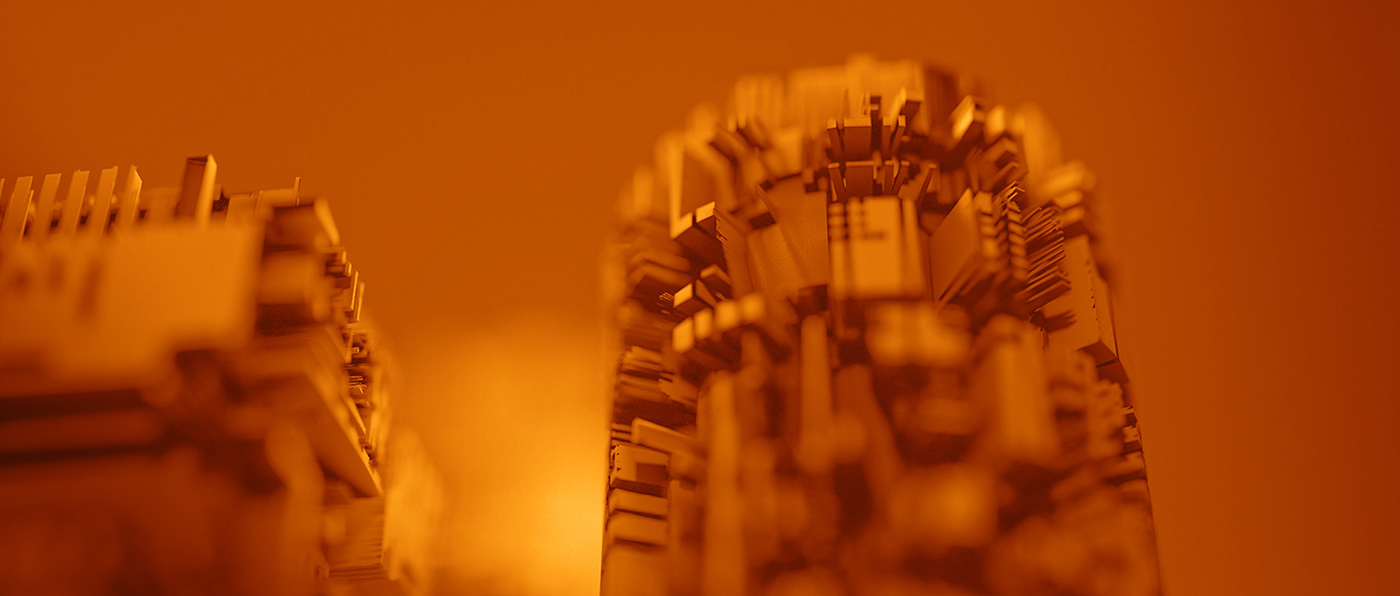 CGI image of artist and designer ferranhead. Desert chipset micropolis.