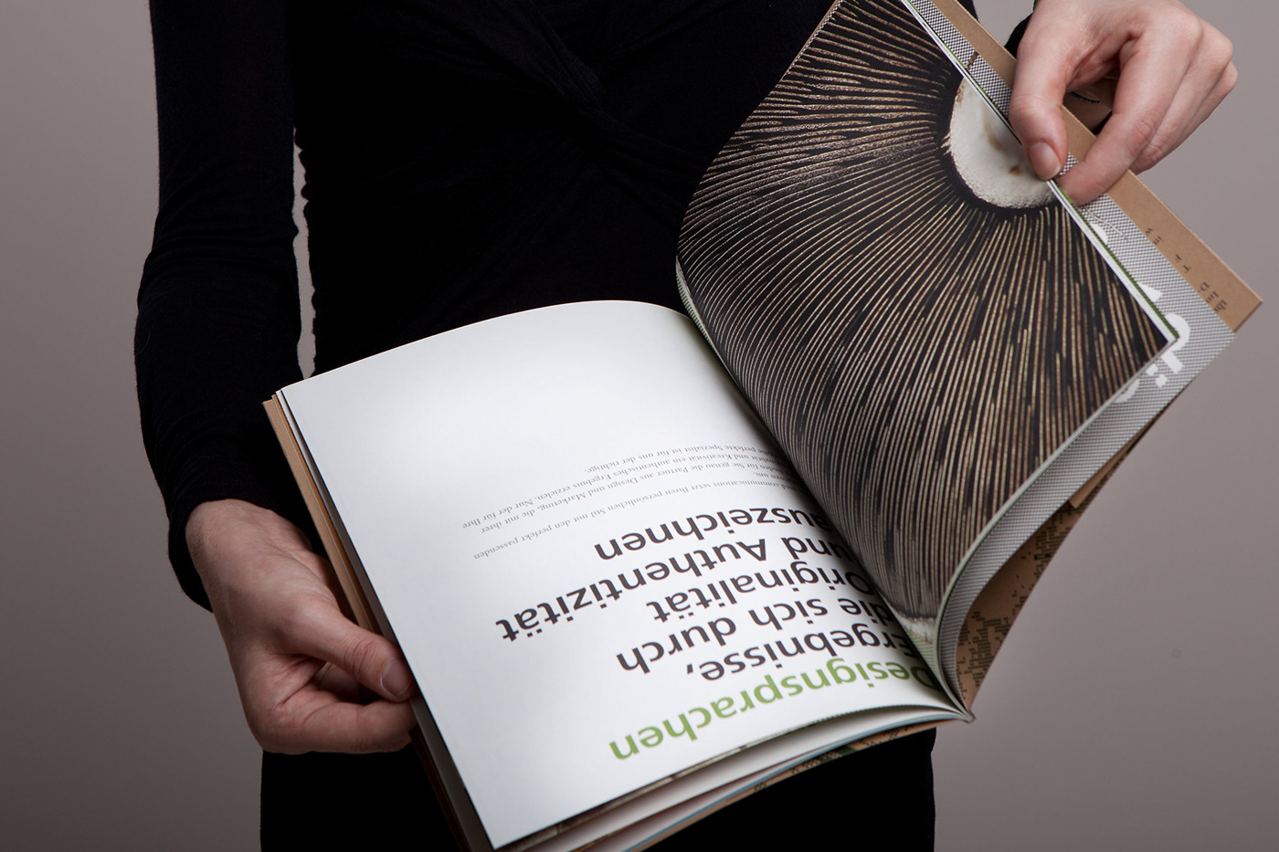 the seed brochure design print editorial Typografy