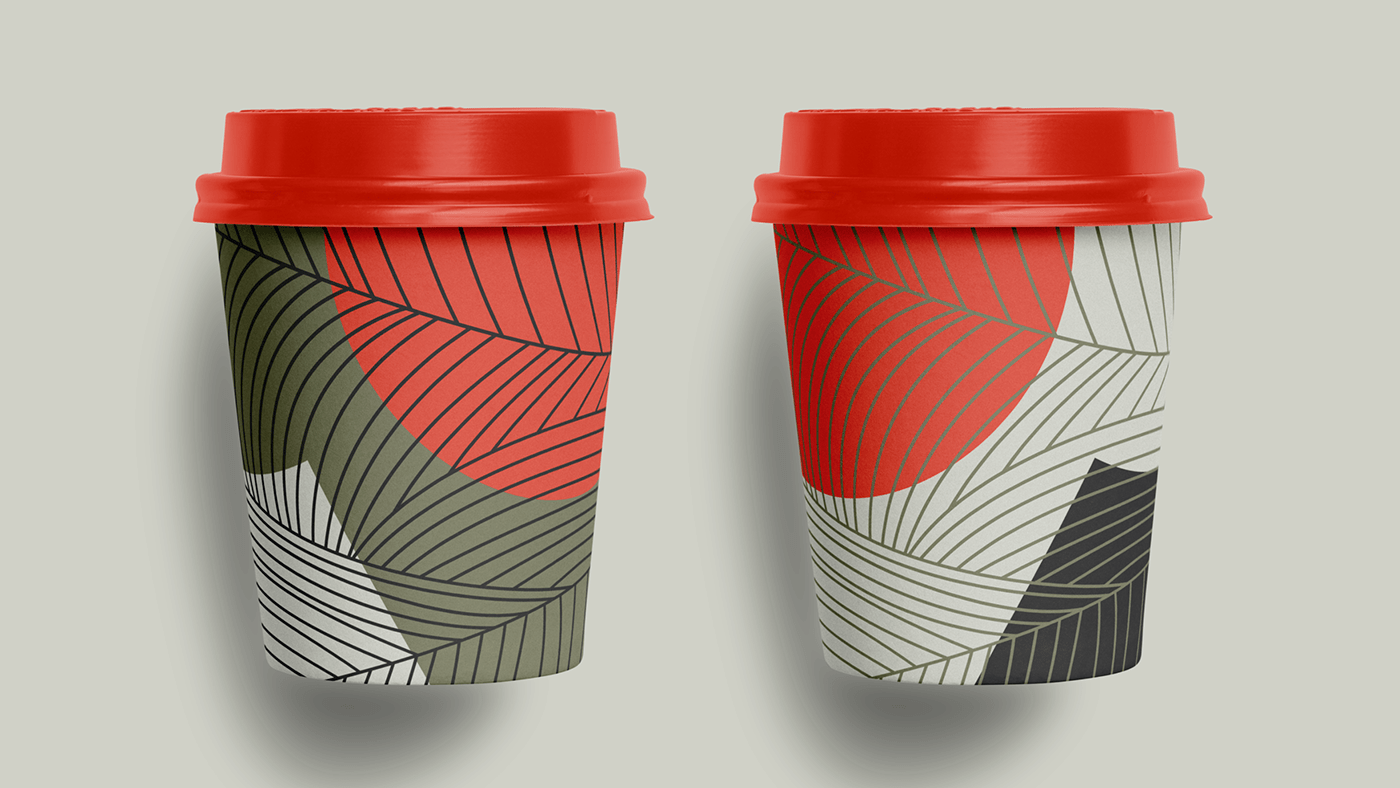 Packaging cup coffee
