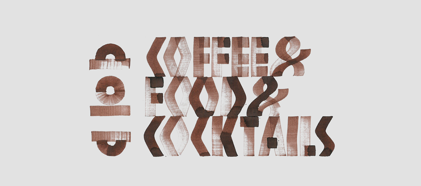 cafe Coffee Food  drinks identidad identity caligrafia Calligraphy   process valencia