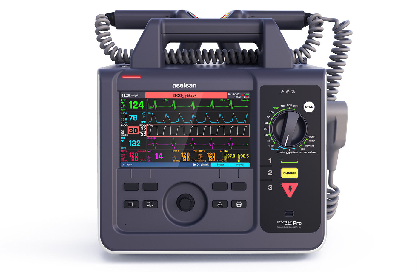 industrial design  product design  UX UI healthcare user experience medical Defibrillator AED awardwinning ifdesignaward
