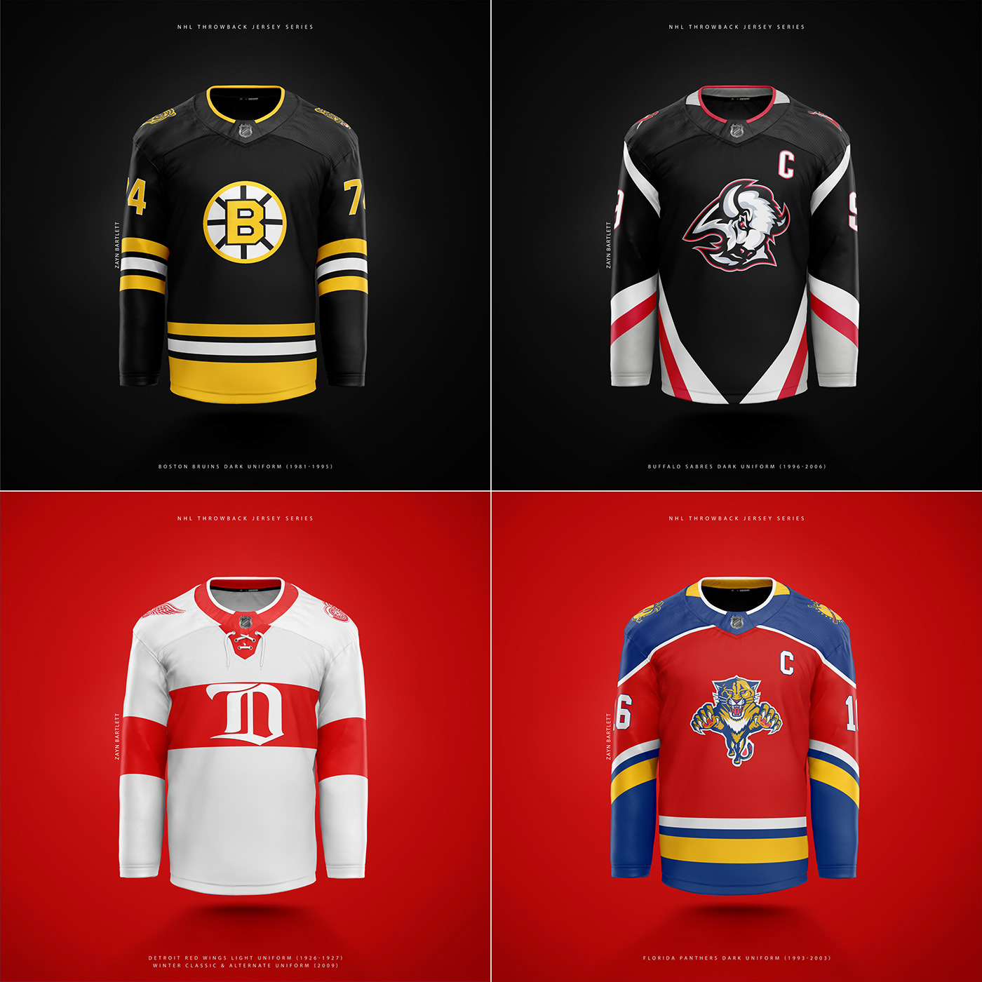 NHL hockey uniform design Jersey concept