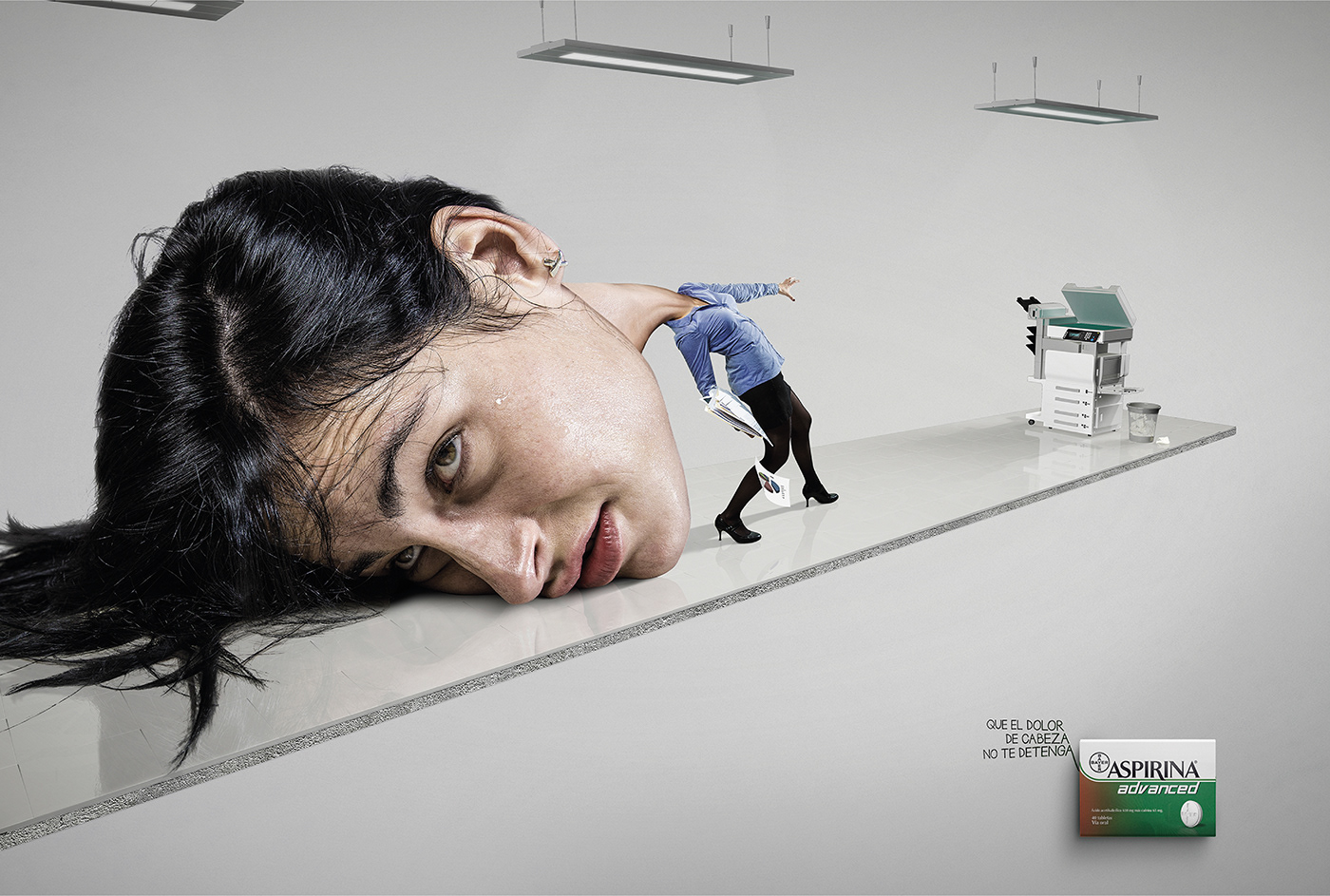 Advertising  print retouch Photography  idea creative campaign head