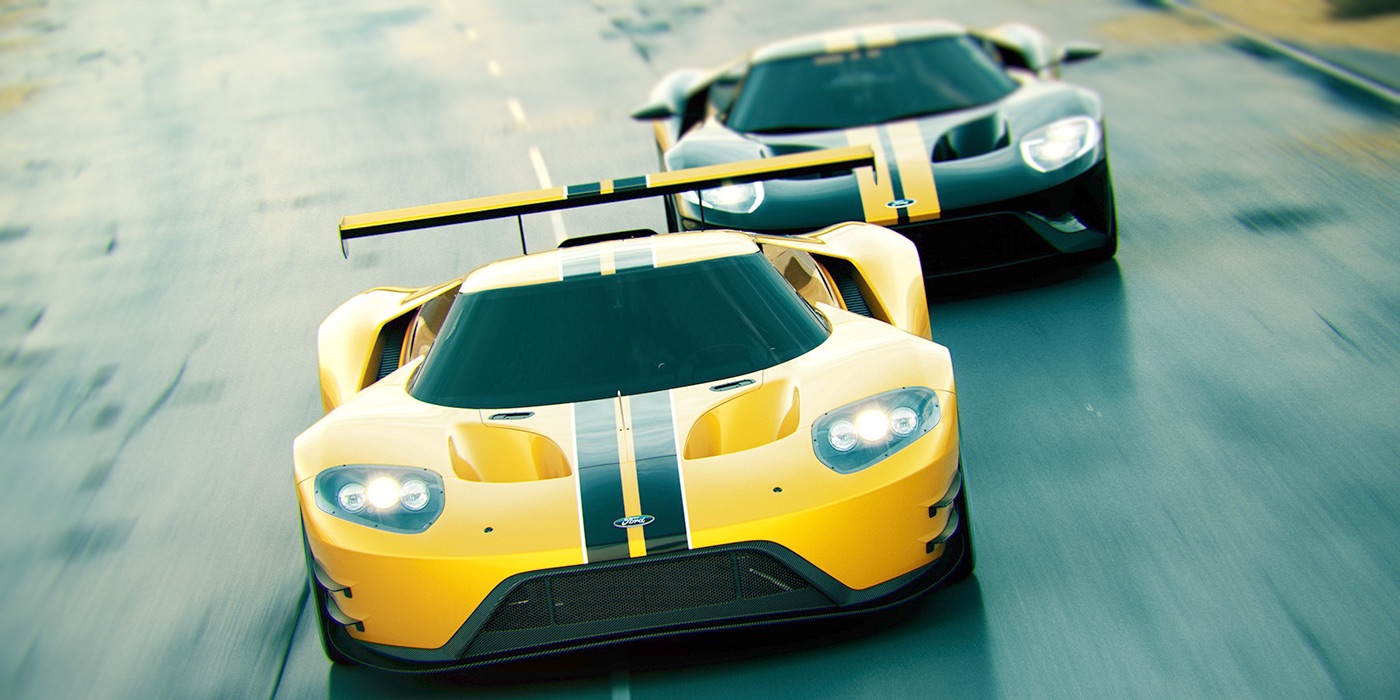 Ford fordgt gt le mans CGI automotive   AutomotiveCGI vray Render race
