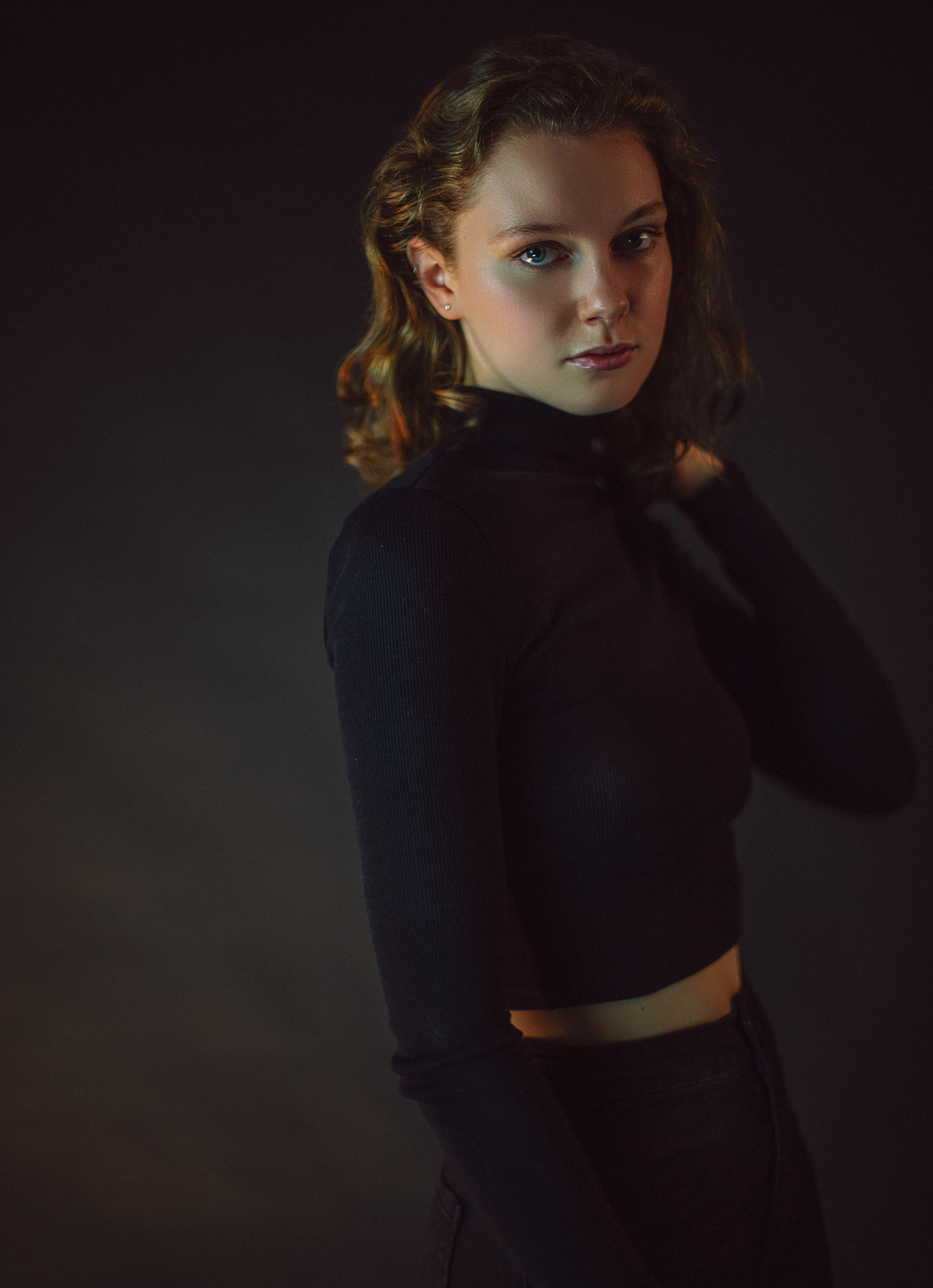 actress model lighting portrait Portraiture colour grade Lee Høwell Fashion  Analogue