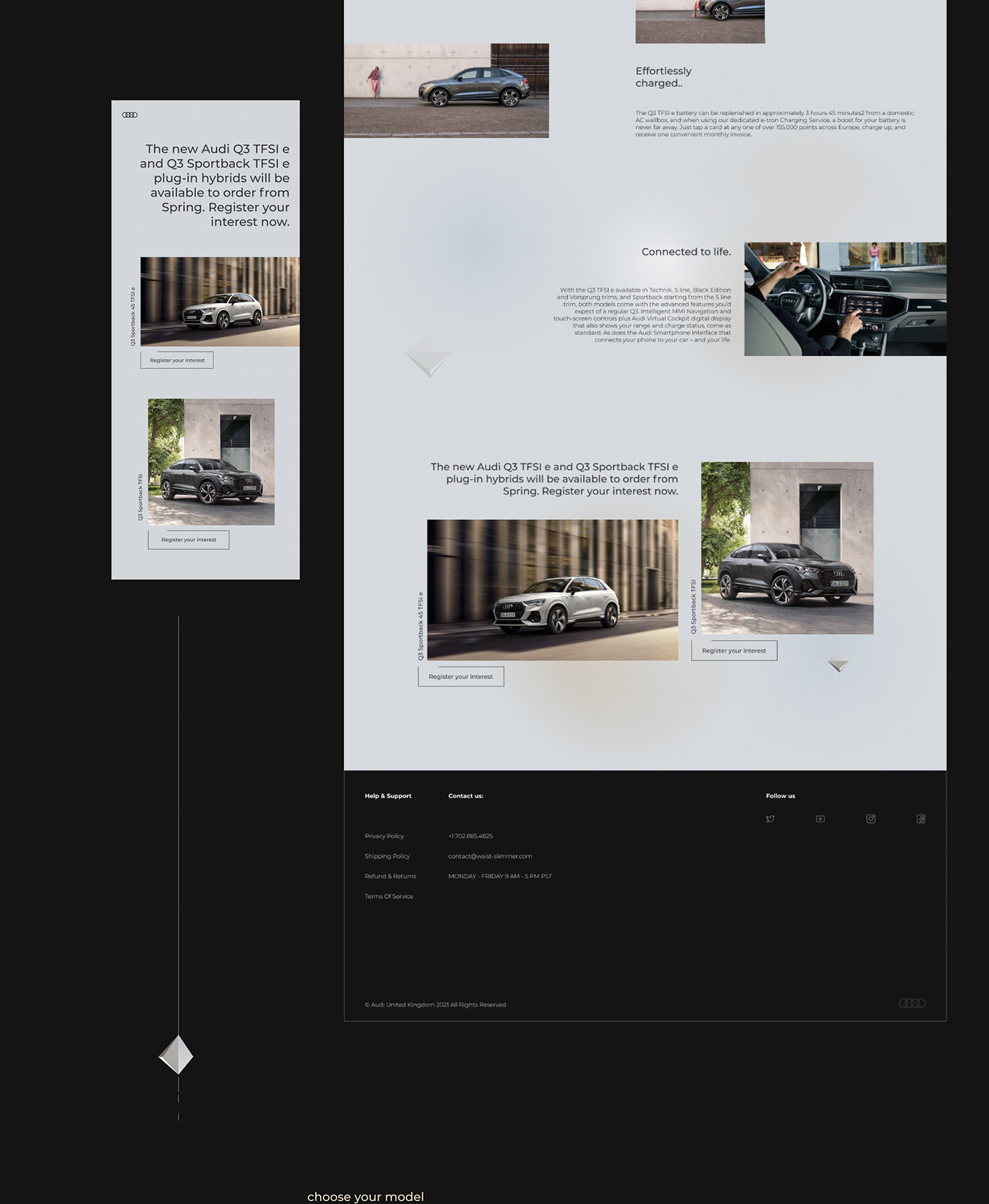 Amazon Ecommerce Fashion  luxury minimal Shopify UI uiux ux Website