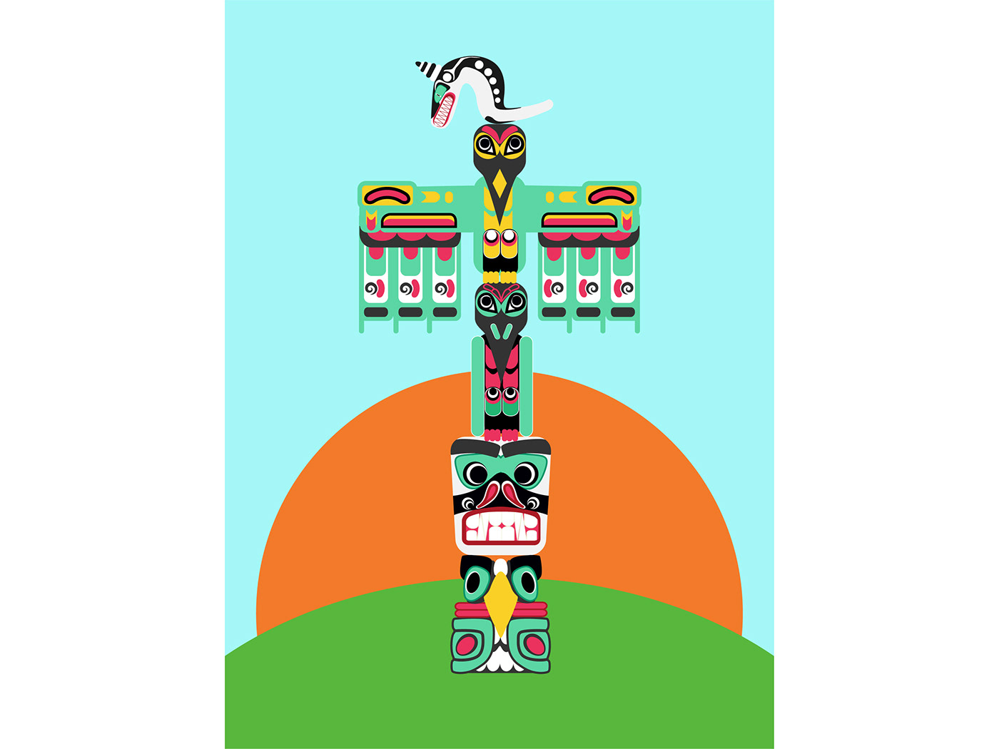 Totem Illustration - Version 1