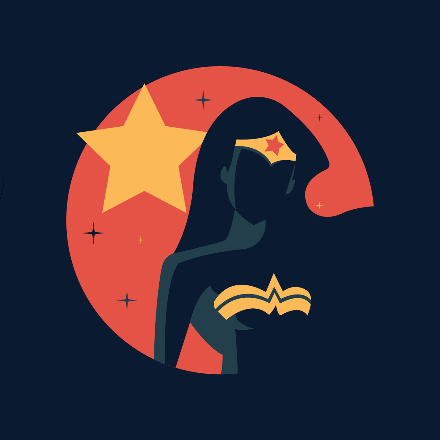 Dc Comics batman superman Flash wonder woman warner brothers negative space icons justice league
