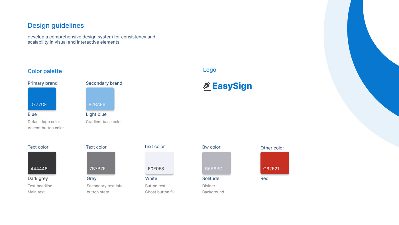 ui design UX design uiux Figma Case Study signature dashboard DocuSign adobe sign EASYSIGN