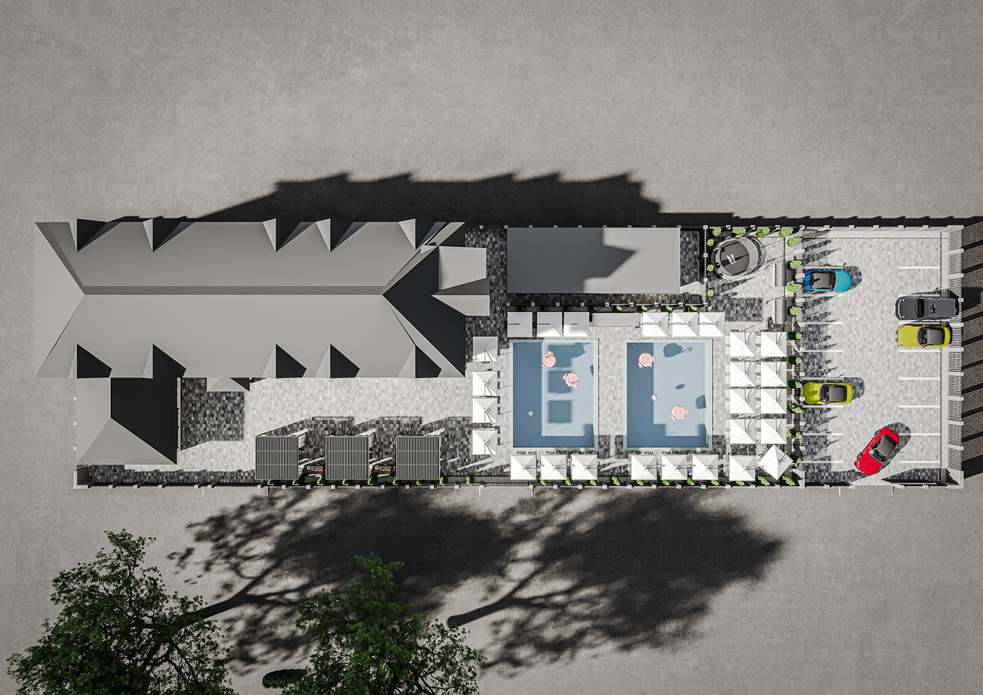 recreation parks city architecture interior design  archviz exterior 3ds max CGI Render