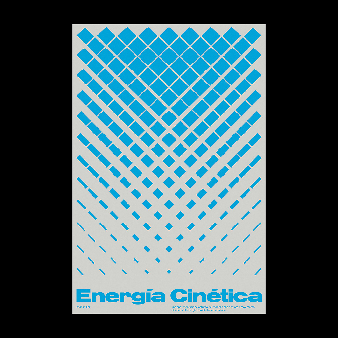 Energia Cinetica poster by Xtian Miller