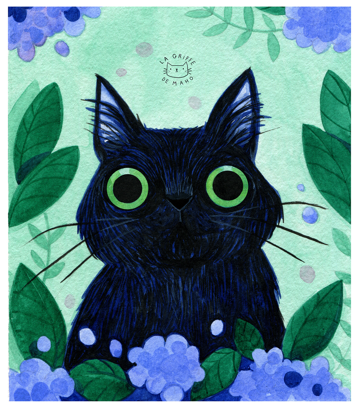 Cat cat illustration children illustration ILLUSTRATION  illustration artist kitty la griffe de maho lagriffedemaho owl kitty owlkitty