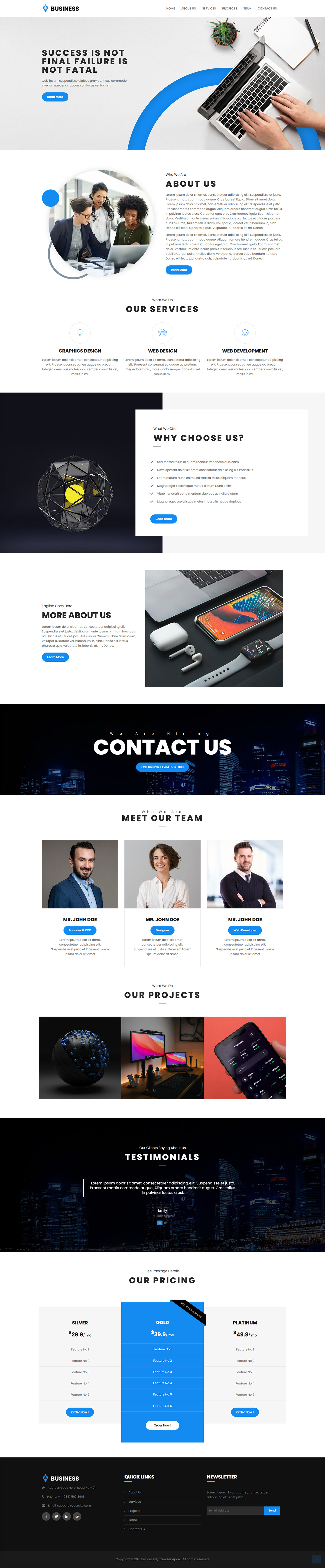 agency business company corporate landing page user interface Web Design  Website Website Design