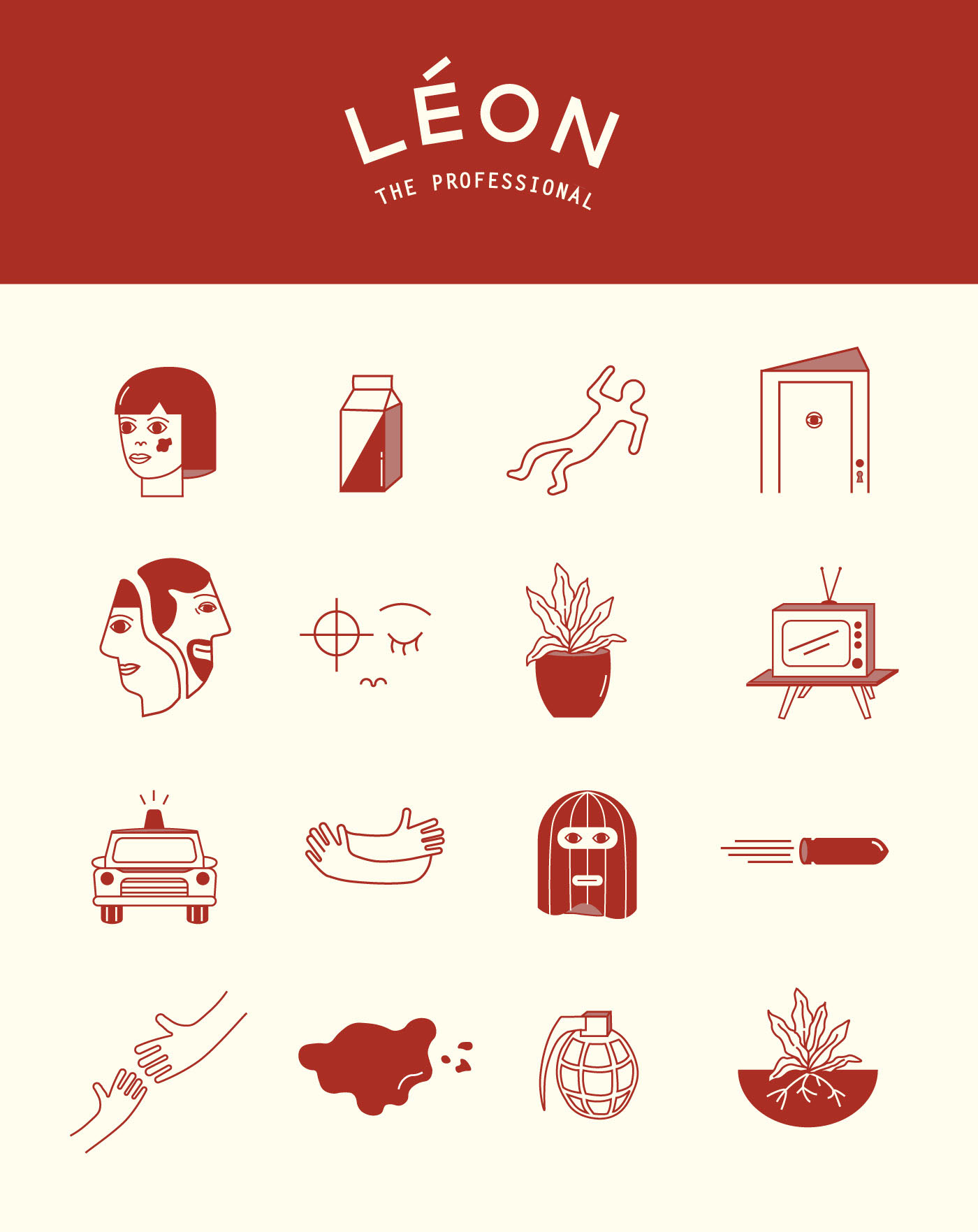 Icon iconography movie icon the professional Film   leon the professional logo