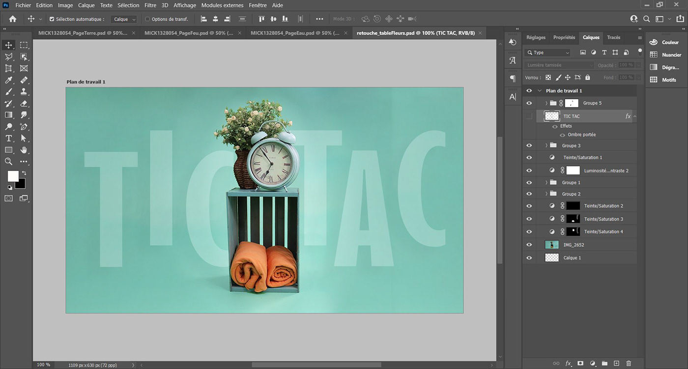 design designer graphique Graphic Designer Photographie Photography  photoshoot retouche photo Tictac clock Cadran