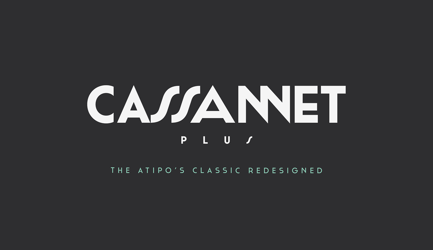 cassanet font