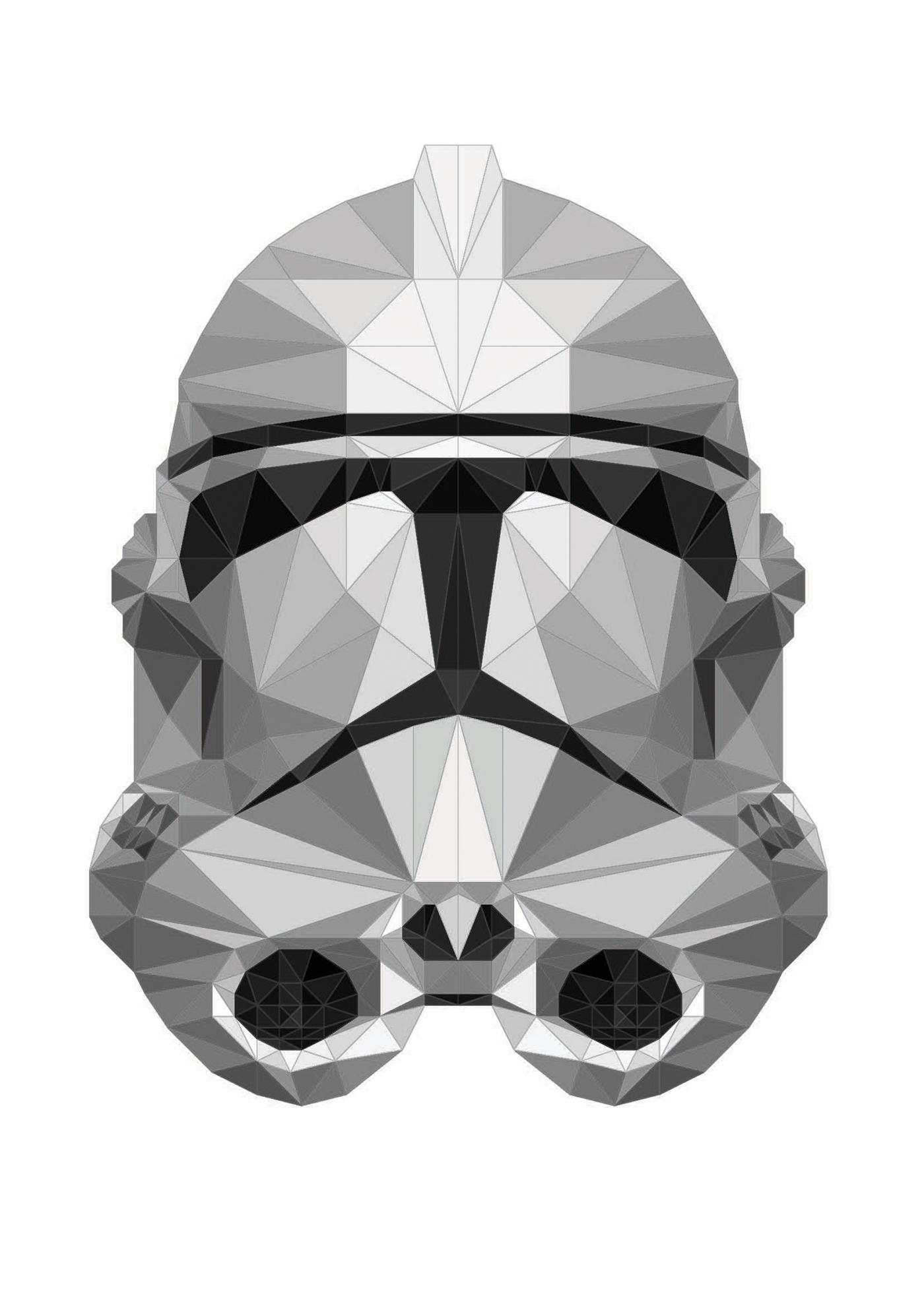 lowpoly ILLUSTRATION  star wars Low Poly