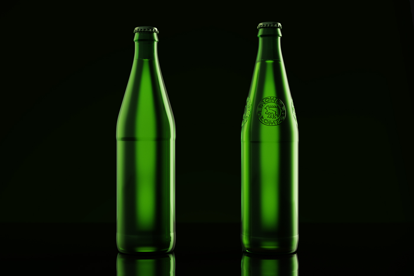Packaging design product bottle rebranding beer brewery