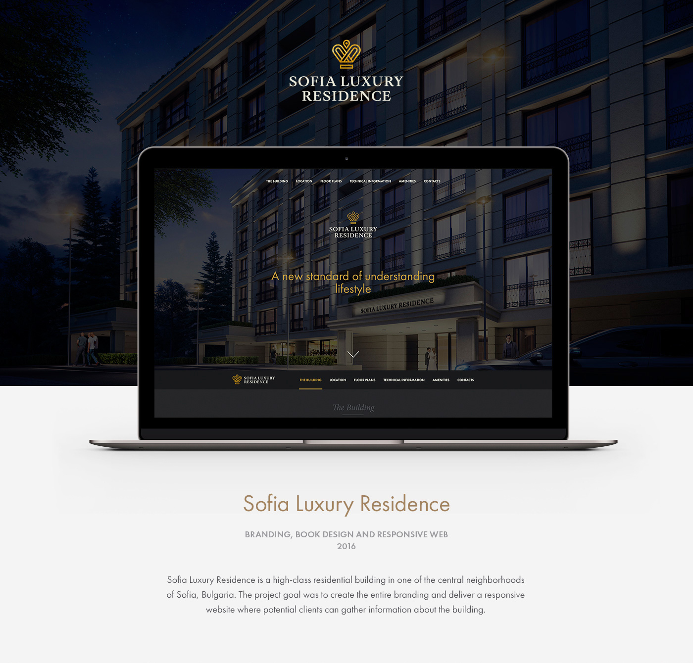 luxury realestate clean building Residence rich Responsive Website
