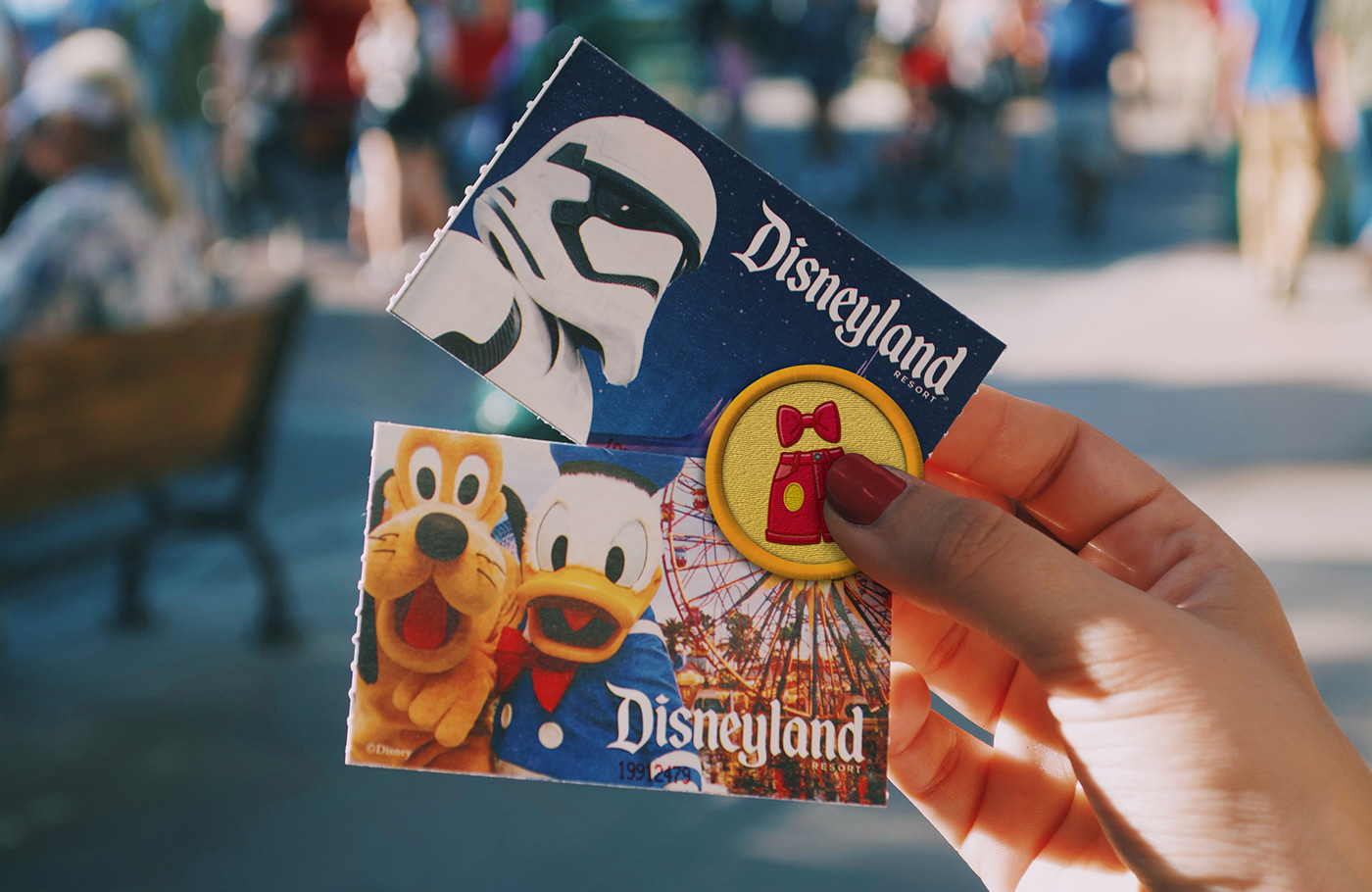 BOY SCOUTS disney embroidered merit badge patches amusement park disney world Disneyland patch Theme Park
