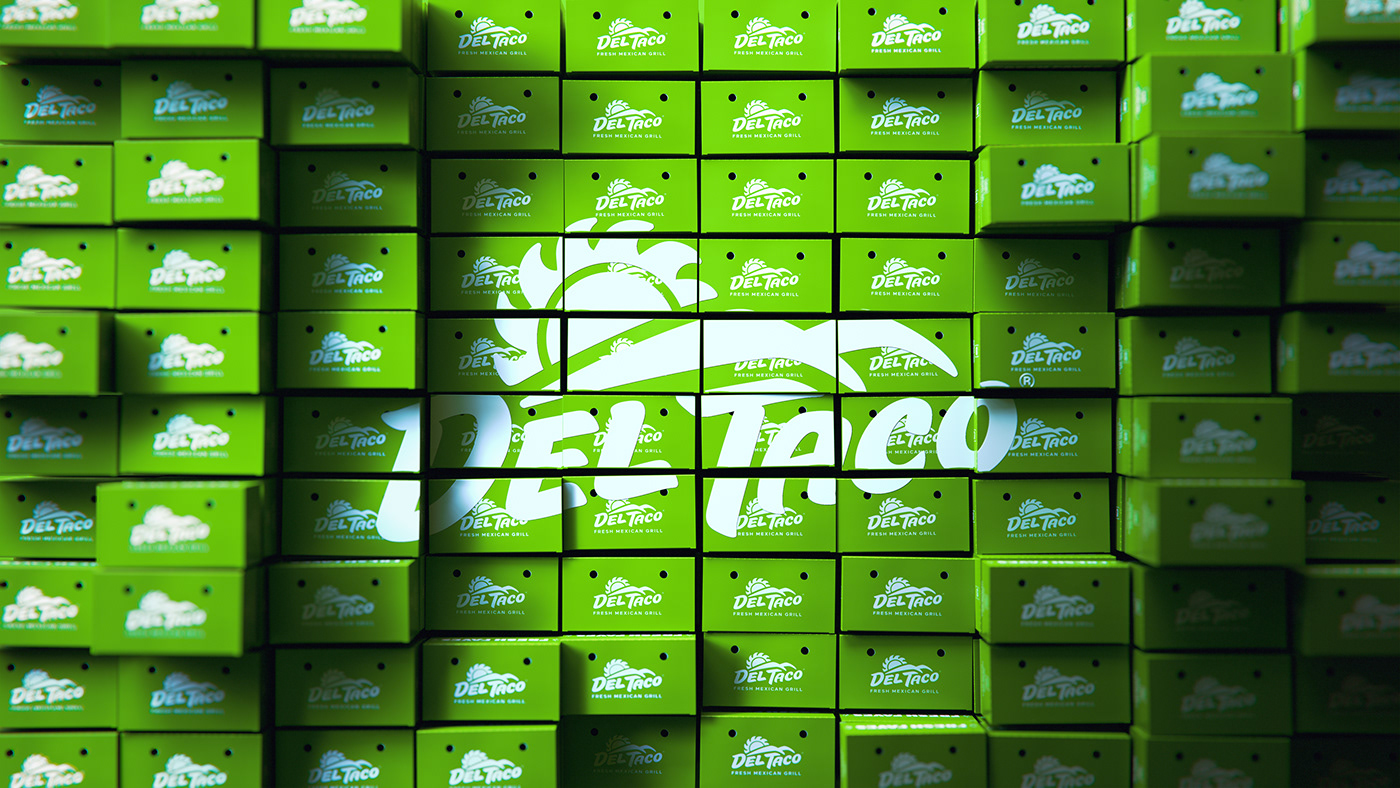 Del Taco cinema 4d CGI boxes arnold compositing commercial Camp + King 3D