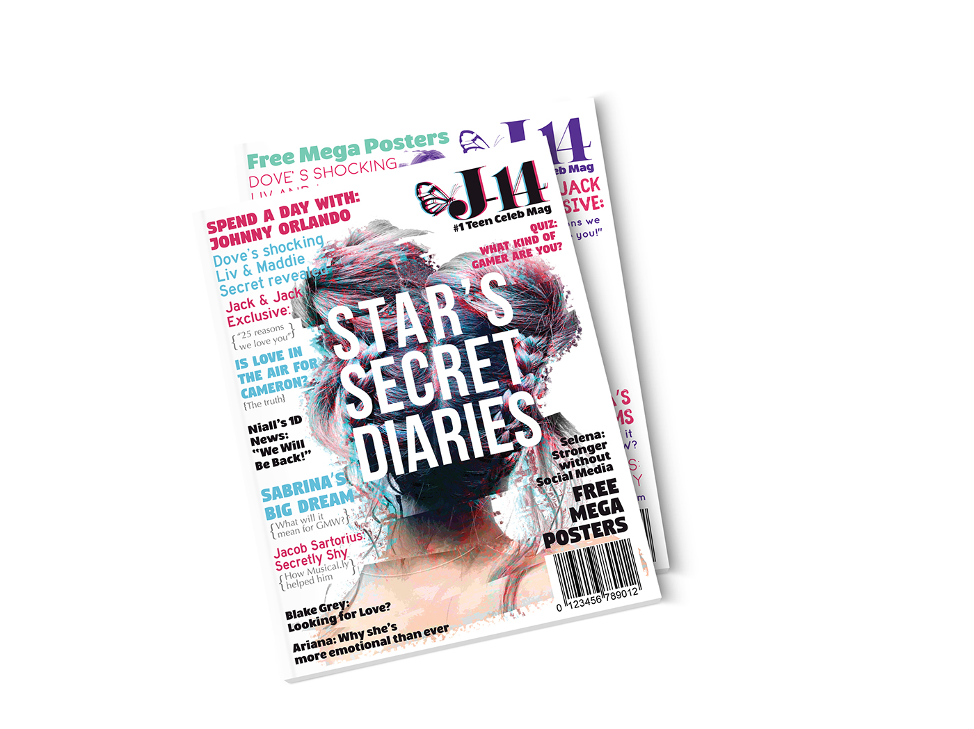 magazine typography   rebranding Magazine Cover