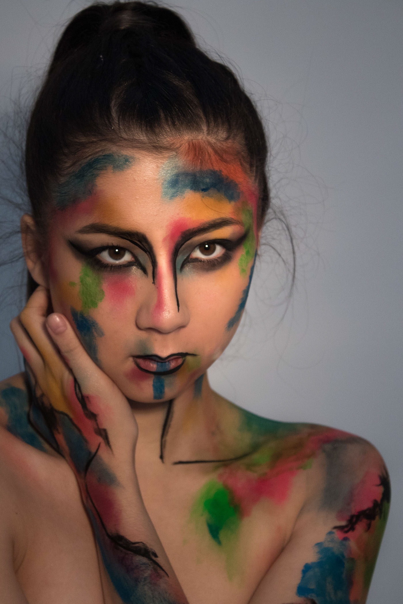colour makeup creative