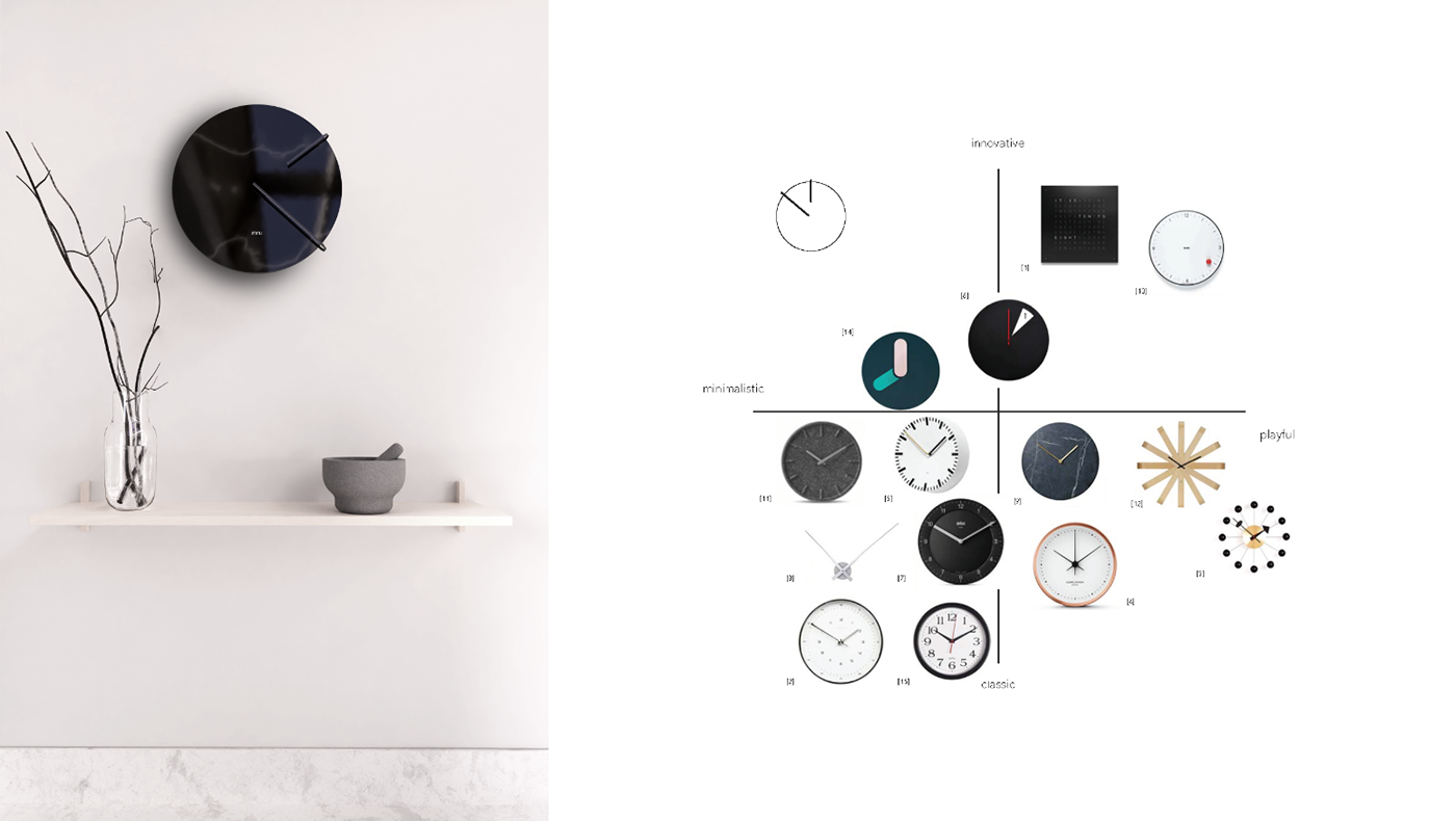clock minimalistic minimal iconic industrial design  product design  Render interior design  architecture modern