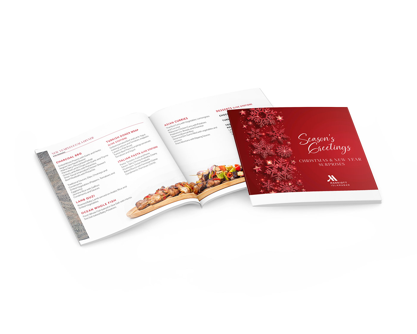 graphic design  Hospitality branding brochure design