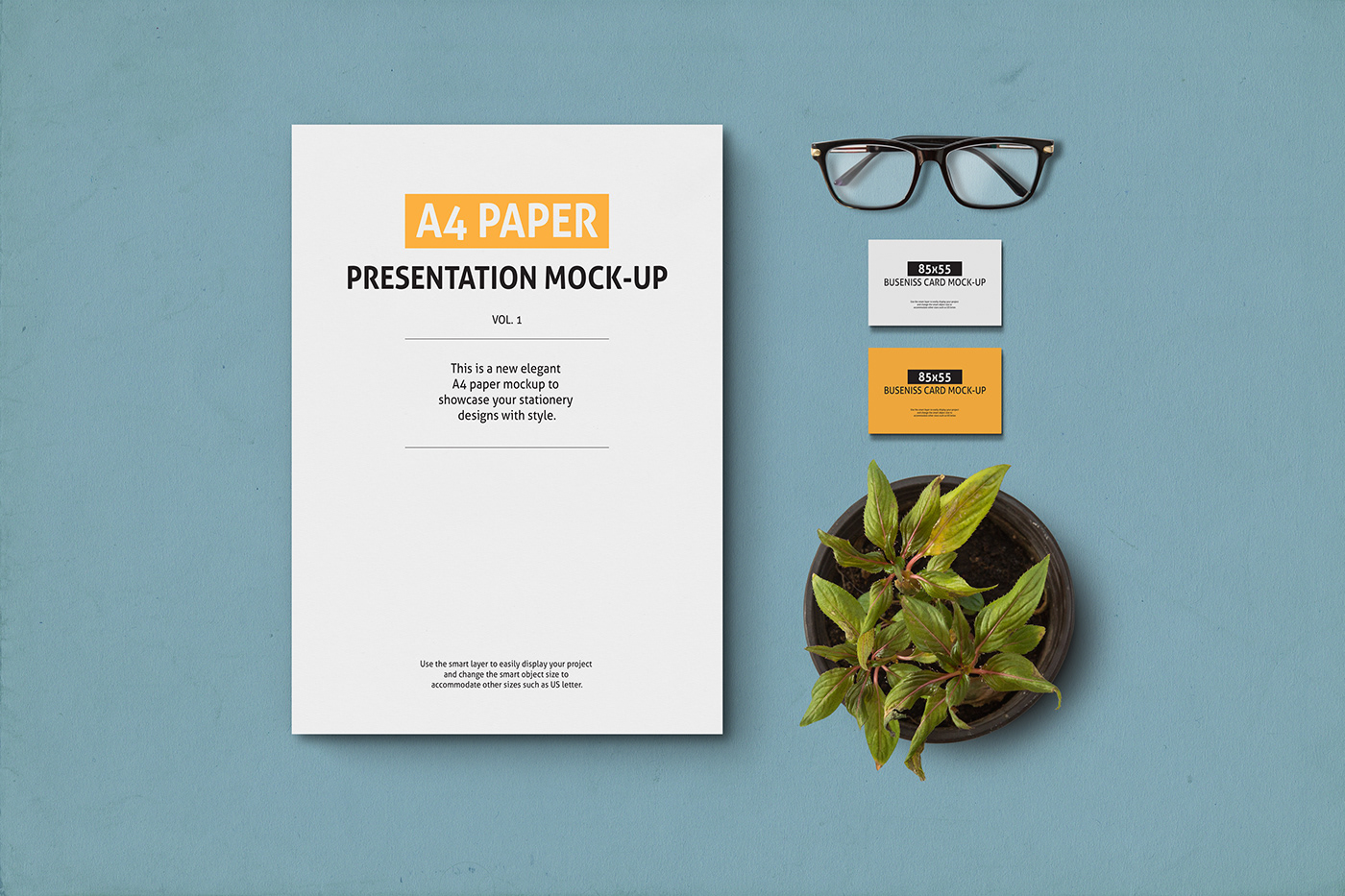 The Free Flyer Mockup Template comes in PSD format, and can easily edit the file in Photoshop. 