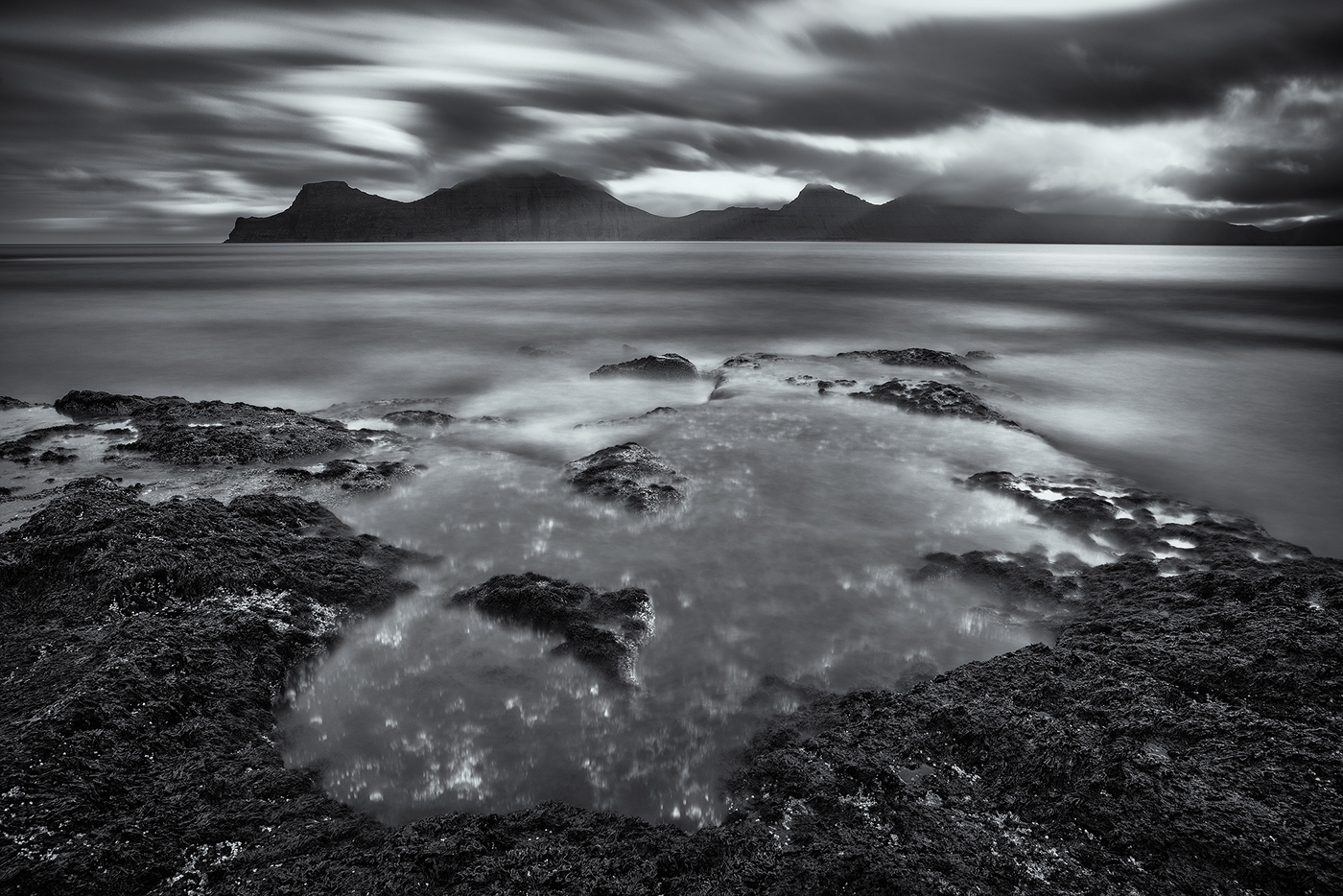 black and white coastline faroes iceland Landscape norway Photography  seascape Travel faroe islands